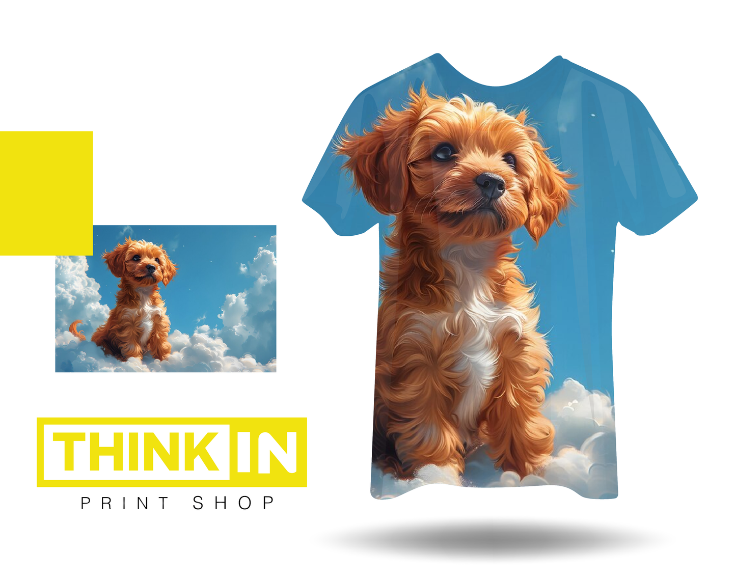 Custom All-Over 3D Dye Sublimation Short Sleeve Shirt (Your Photo on Your Shirt)