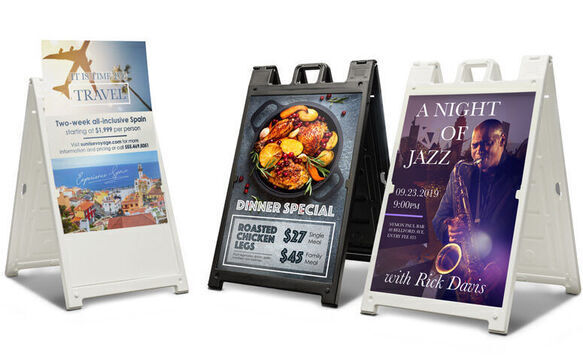 Custom A-Frame Signs - Standard A-Frame (Signs & Banners)