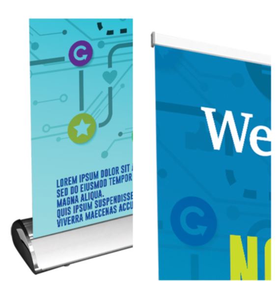 Deluxe Single-Sided Retractable Banner Stands