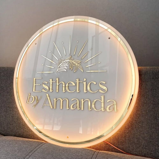 Printed Acrylic Logo with Backlight