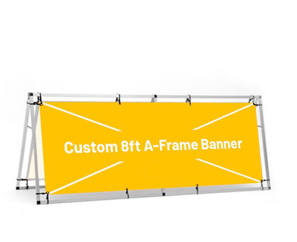 Custom A Frame Banner Display 8ft