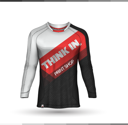 Custom All-Over 3D Dye Sublimation Long Sleeve Shirt