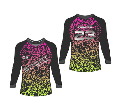 Custom All-Over 3D Dye Sublimation Long Sleeve Shirt