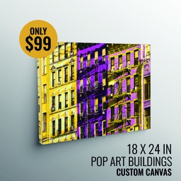 Pop Art Photo Canvas Prints (18 X 24 IN) Print Service Online